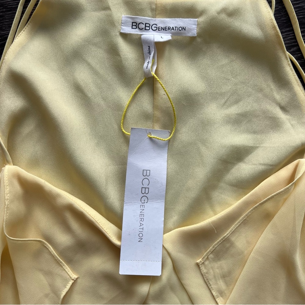 NWT BCBGeneration Cape-Style Mini Dress - Picture 6 of 6